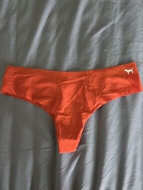 Victoria's Secret PINK Rust Color Seamless Thong NWT!